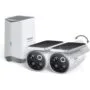 Baseus Security - S1 Pro - Outdoor Self Rotating Solar 3K 2-Cam Kit White