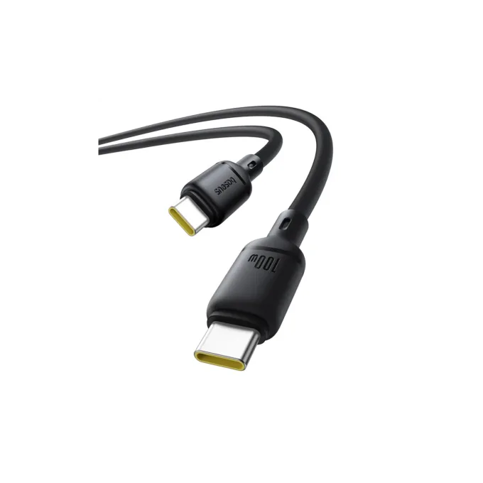 Baseus Silky Series USB-C to USB-C 1.0m 100W Cable Black — image 2