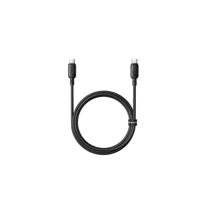 Baseus Silky Series USB-C to USB-C 1.0m 100W Cable Black — image 3