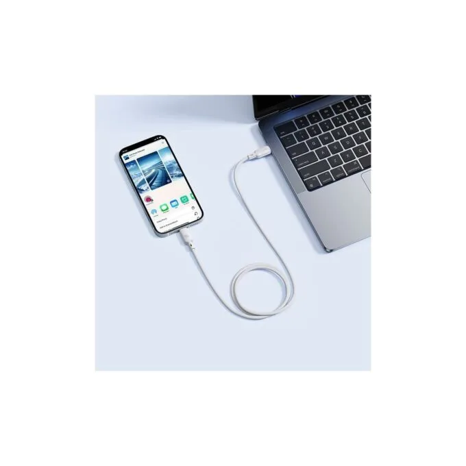 Baseus Silky Series USB-C to USB-C 1.0m 100W White — image 6