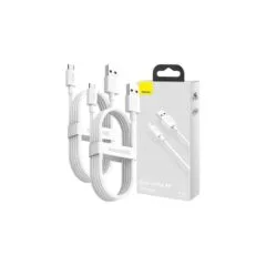 Baseus Simple Wisdom MicroUSB to USB-A 1.5m White 2PC