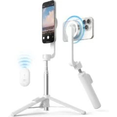 Baseus TechShot Series Aluminium Selfie Stick - Extendable up to 61cm - White