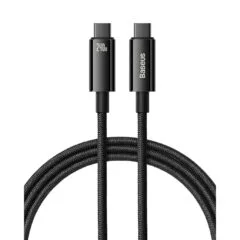 Baseus USB-C to USB-C 240W PD3.1 1m Tungsten Gold Black - CB000038