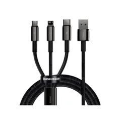 Baseus USB Cable - CAMLTWJ-01 - Tungsten Gold 3in1 Micro Light TypeC