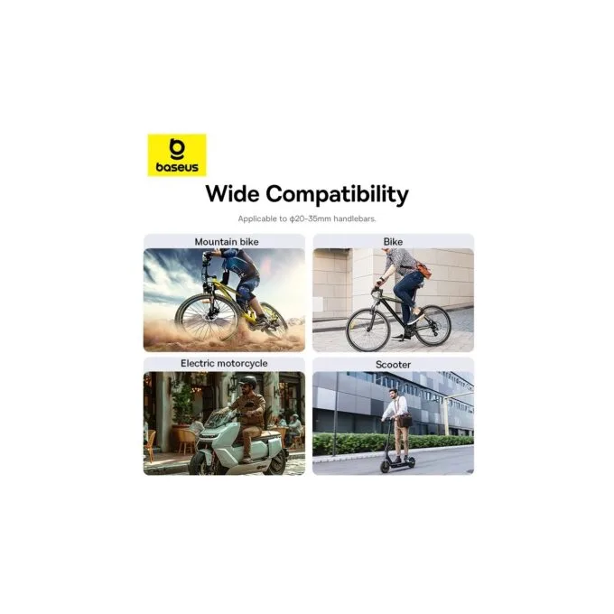 Baseus VA Motorcycle Bicycle Phone Holder - PRIMETRIP — image 4