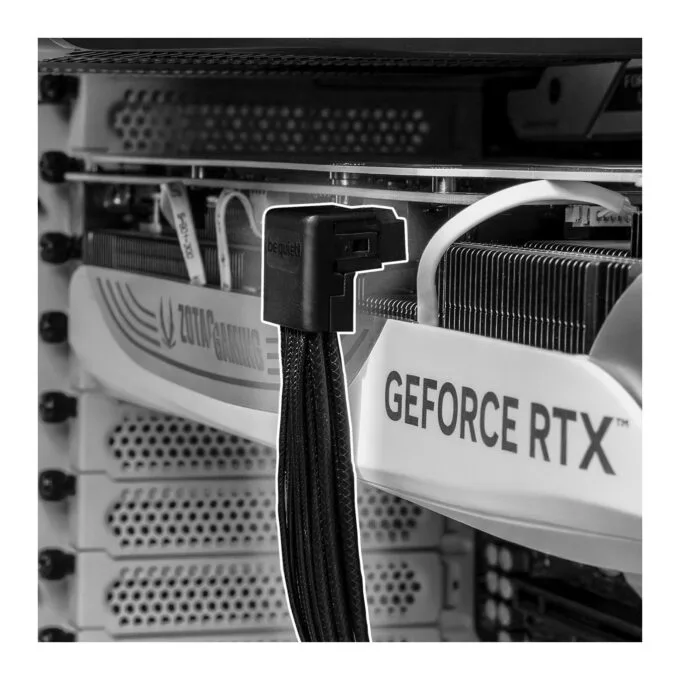 be quiet! 12V-2x6 12VHPWR 90° Reversed Cable - CHR-7710 - PCIe GPU Power Cable — image 2