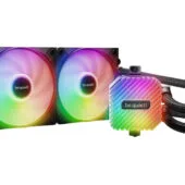 be quiet! Light Loop 240mm AIO Liquid CPU Cooler - BW020 - Black, ARGB, 2x120mm PWM Fans