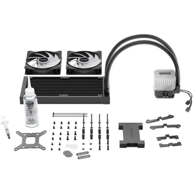 be quiet! Light Loop 240mm AIO Liquid CPU Cooler - BW020 - Black, ARGB, 2x120mm PWM Fans — image 7