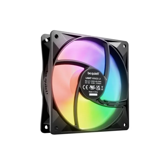 Be Quiet Light Wings LX 120mm PWM High-Speed Case Fans (3-Pack) - Black, ARGB — image 4