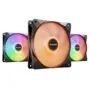 Be Quiet Light Wings LX 120mm PWM High-Speed Case Fans (3-Pack) - Black, ARGB