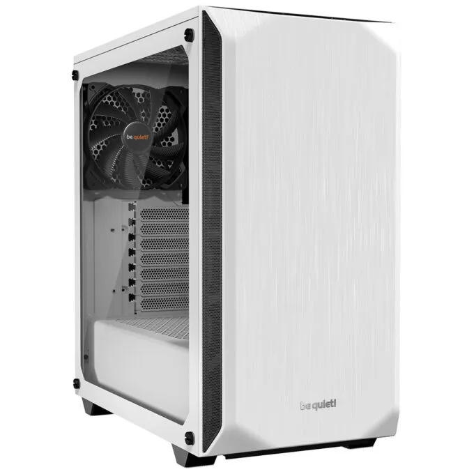be quiet! Pure Base 500 Window - Mid Tower PC Case - White, Tempered Glass, ATX/Micro-ATX/Mini-ITX, 369mm GPU Support — image 1