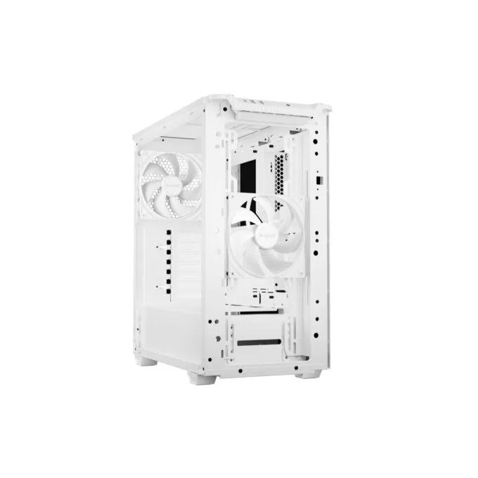 be quiet! Pure Base 501 Airflow Window Mid Tower PC Case White Tempered Glass USB-C — image 3