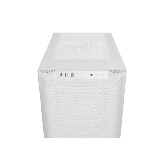 be quiet! Pure Base 501 Airflow Window Mid Tower PC Case White Tempered Glass USB-C — image 6