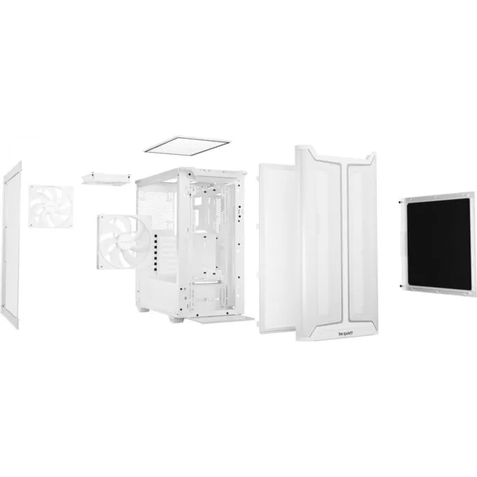 be quiet! Pure Base 501 DX White Mid-Tower ATX PC Case — image 3