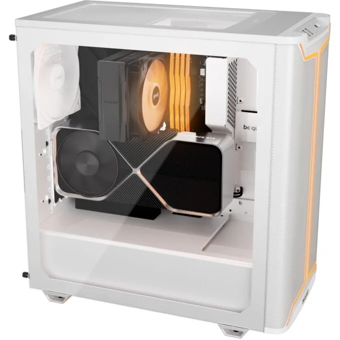 be quiet! Pure Base 501 DX White Mid-Tower ATX PC Case — image 4