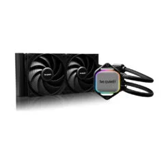 Be Quiet Pure Loop 2 240mm - BW017 - Black, Dual 120mm ARGB Fans, PWM Pump