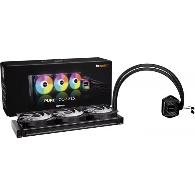 be quiet! PURE Loop 3 LX 360mm AIO CPU Cooler - Black — image 2
