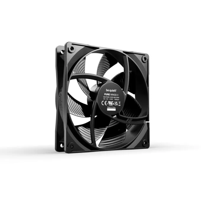 Be Quiet Pure Wings 3 PWM 120mm BL105 Black Case Fan 1600 RPM — image 2