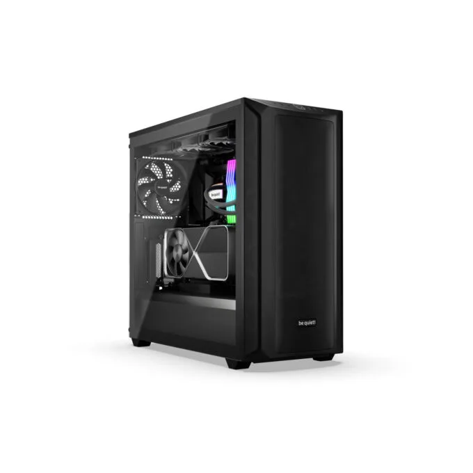be quiet! Shadow Base 800 Mid-Tower PC Case - Black, Tempered Glass, E-ATX Support, USB-C — image 5