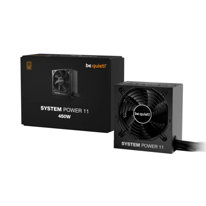 be quiet! System Power 11 450W - BP009EU - ATX 3.1, 80 PLUS Bronze, Non-modular — image 3