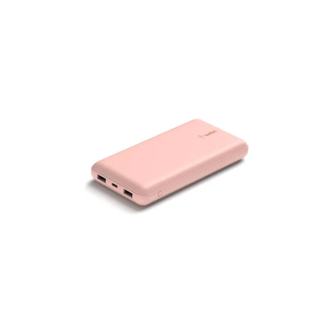 Belkin BOOST CHARGE Powerbank. 20.000mAh 15W. USB-A & -C. rosa — image 2