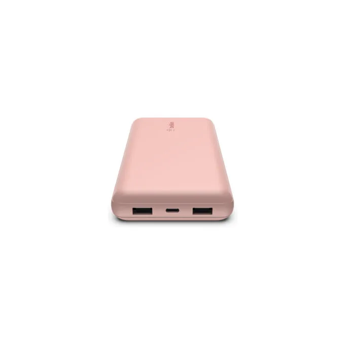 Belkin BOOST CHARGE Powerbank. 20.000mAh 15W. USB-A & -C. rosa — image 3
