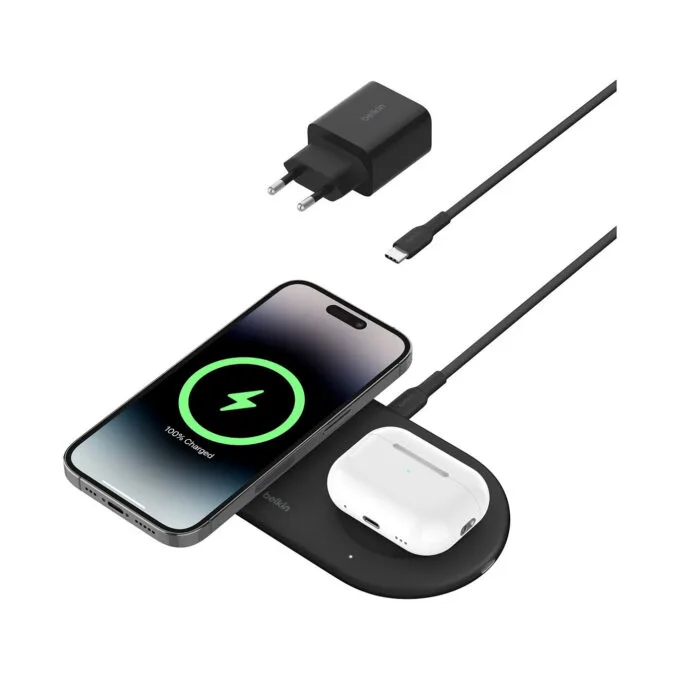 Belkin BOOST CHARGE PRO 2in1 Ladepad Qi2 15 Watt. schwarz — image 5