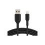Belkin Lightning Lade Sync Kabel PVC mfi zertifiziert 1m black