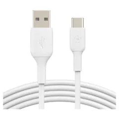 Belkin USB-C USB-A Kabel PVC. 1m. weiß