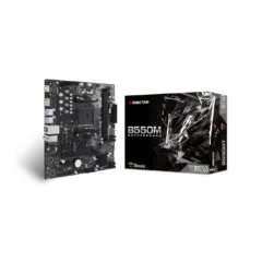 Biostar B550MHP - Micro-ATX AM4 Motherboard - B550 Chipset, DDR4 64GB Max (2x DIMM), PCIe 4.0 - Black