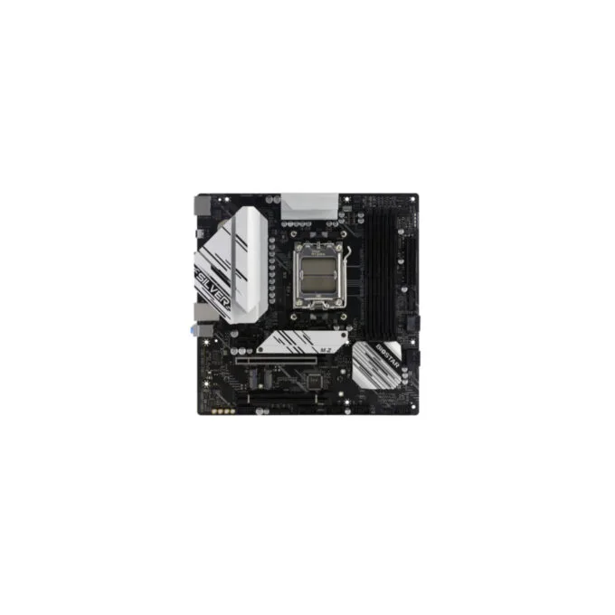 Biostar B650M-Silver - AM5 Micro-ATX Motherboard - B650, DDR5, 4x DIMM (192GB), 2.5Gb LAN, USB-C — image 1