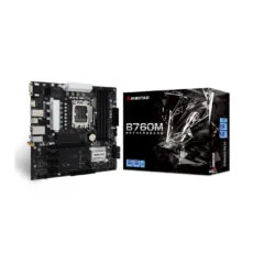 Biostar B760MX2-E Pro D4 - LGA1700 Micro-ATX Motherboard - B760, DDR4, 4x DIMM, 128GB, 2.5Gb LAN, RGB, HDMI/DP