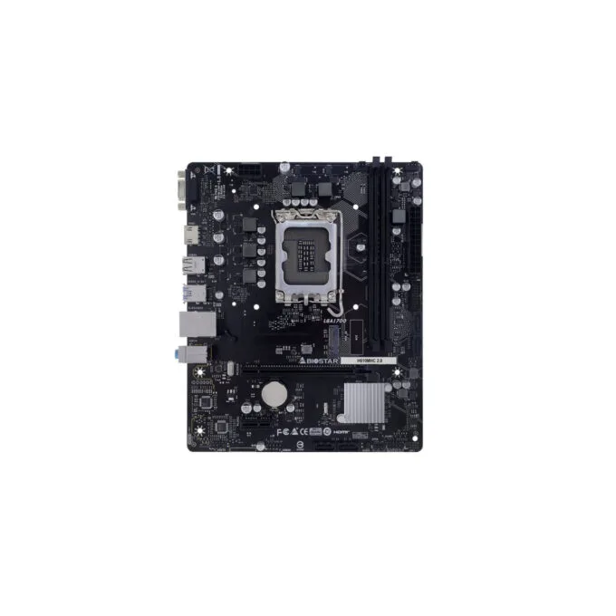 Biostar H610MHC 2.0 - LGA1700 Micro-ATX Motherboard, H610 Chipset, DDR4 up to 64GB, HDMI 1.4, Gigabit LAN — image 3