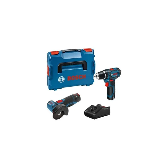 Bosch 12V Professional Set - GSR 12V-15, GWS 12V-76 - Combo Kit, Tool Set — image 1