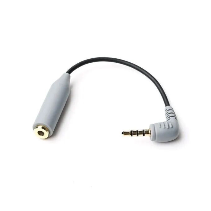 BOYA Cable Smartphone Adapter - BY-CIP2 - Female TRS to 3.5mm Male TRRS — image 1