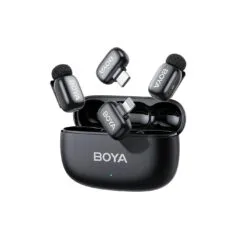 BOYA Lightning & Type-C - mini 2 - 2.4GHz 2mic Wireless AI-ANC Mic w. Charging Box Mono stereo safety