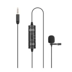 BOYA (M1 Smart) wired mic - BY-M1S - Lavalier microphone 3.5mm for phone, laptop, camera