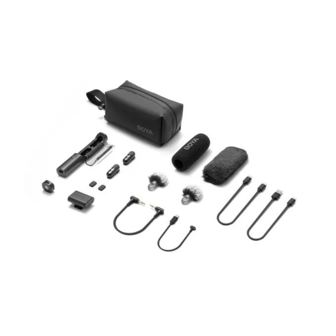 BOYA Magic - Type-C & 3.5mm Camera Receiver Wireless Microphone 2 TX + 2 RX + charging Case — image 6