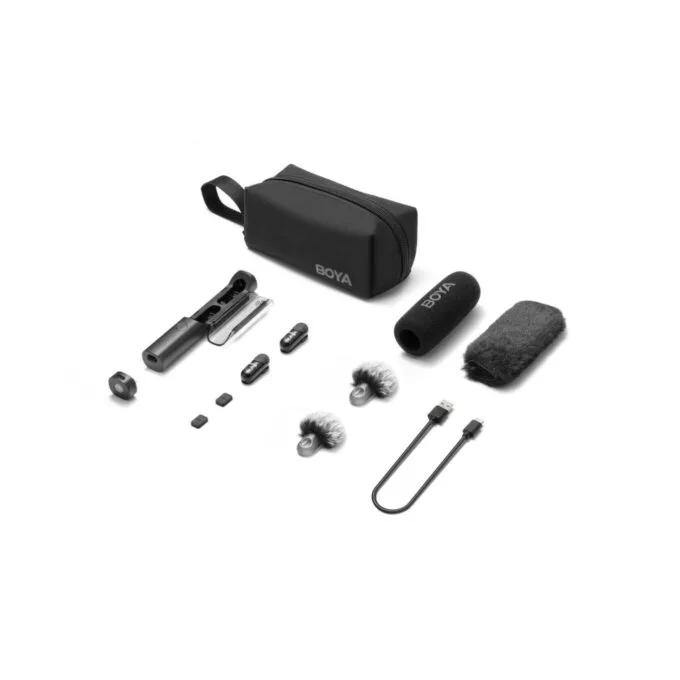 BOYA Magic - Type-C, USB-C Receiver Wireless Microphone 2 TX + 1 RX + charging Case — image 6