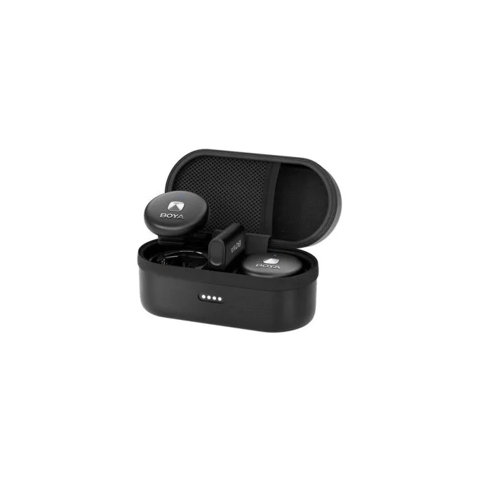 BOYA Omic - Omic-D - Black 2.4GHz Dual Channel Wireless Microphone For iPhone Lightning — image 1