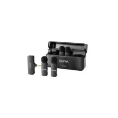 BOYA Wireless Lavalier Microphone - BY-V4 - 4 person 4-channel mini 3.5mm for Camera 2.4GHz