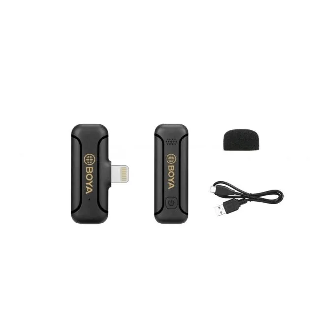 BOYA Wireless Microphone - BY-WM3T2-D1 - 2,4GHz Mobile wireless mic for iOS iPhone — image 1