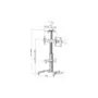 BP0025 TV MONITOR STAND TROLLEY 37-70' MAX.50KG LOGILINK