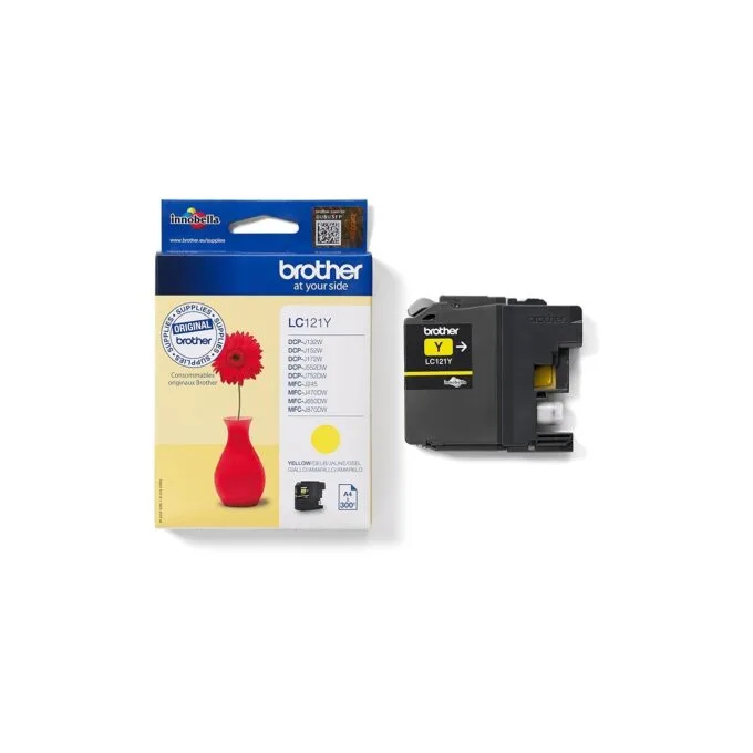Brother Ink - LC-121Y - Yellow up to 300 pages A4 ISO 24711 — image 3