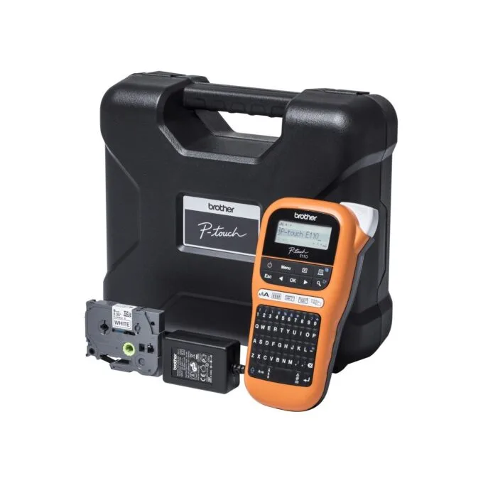 Brother P-Touch Label Printer - PT-E110VP - 3.5 6 9 12 mm Value Pack — image 2