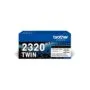 Brother Toner - TN-2320TWIN - Black, 2-pack, up to 2,600 pages per ISO IEC 19752
