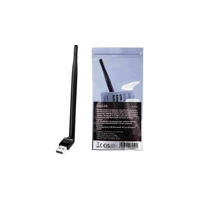 BT0067 BT 5.3 DONGLE, USB-A, 3Mbits, UP TO 150m RANGE, LOGILINK — image 6