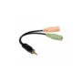 CA0021 4pinM to 2x3.5 3pinF ADAPTOR LOGILINK
