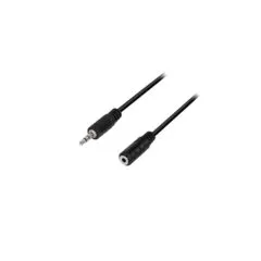 CA1054 AUDIO CABLE, 3.5 mm 3-Pin M to 3.5 mm 3-Pin M, BLACK, 3 m LOGILINK