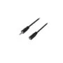 CA1054 AUDIO CABLE, 3.5 mm 3-Pin M to 3.5 mm 3-Pin M, BLACK, 3 m LOGILINK
